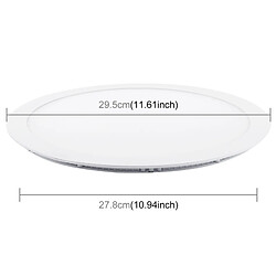 Acheter Wewoo Lampe ronde blanche de lumière de la LED 29.5cm de la 25W avec le conducteur de LED, 120 SMD 2835, flux lumineux: 1848LM, AC 85-265V, taille de découpage: 28.5cm