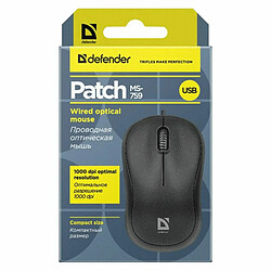 Acheter Souris Defender PATCH MS-759 Noir