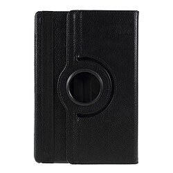 Etui en PU texture itchi avec support rotatif à 360 ° noir pour votre Samsung Galaxy Tab S5e SM-T720