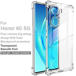 Coque en TPU IMAK airbags aux quatre coins, anri-scratch transparent pour votre Honor 60 5G