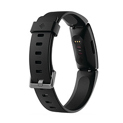 Acheter Smartwatch Fitbit inspire HR cadran noir 45mm bracelet de fitness en caoutchouc