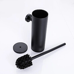 Acheter Universal Brosse de toilette en acier inoxydable, montage sur la paroi, porte-draps, cuve de toilette en argent noir, détergent, produits de nettoyage.