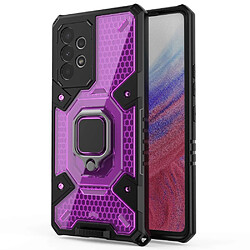 Coque en TPU anti-rayures, anti-chocs avec béquille pour votre Samsung Galaxy A33 5G - violet