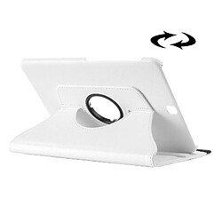 Wewoo Housse Étui blanc pour Samsung Galaxy Tab S2 9,7 Litchi Texture 360 degrés rotation en cuir avec support multi-fonctionnel