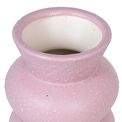 Acheter BigBuy Home Vase Rose Céramique 10,5 x 10,5 x 13 cm