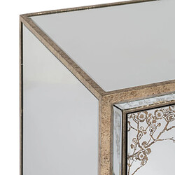 Acheter BigBuy Home Table de Nuit CHLOE Doré Miroir Verre Bois MDF 49 x 40 x 60 cm