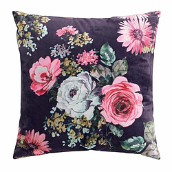 Paris Prix Coussin Imprimé Déco Flower Life 45x45cm Prune