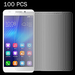 Wewoo Verre trempé 100 PCS pour Huawei Honor 6 0.26mm 9H Surface Dureté 2.5D Antidéflagrant Film d'Écran