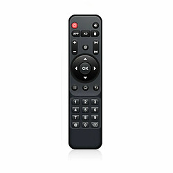 Télécommande Infrarouge De Remplacement Set-Top Box Controller Alimenté Par Batterie Compatible Pour X4 X98Mini Remote Noir