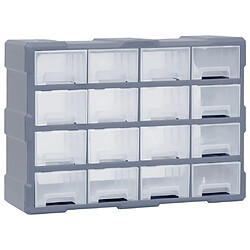 vidaXL Organisateur multi-tiroirs avec 16 tiroirs centraux 52x16x37 cm