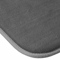 Tapis Salle de Bain Mémoire de Forme 50x80cm Gris