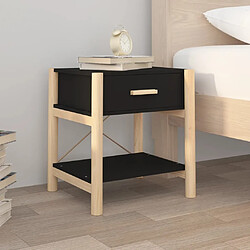 Avis Maison Chic Lot de 2 Tables de chevet - Tables de Nuit Noir 42x38x45 cm Bois d’ingénierie