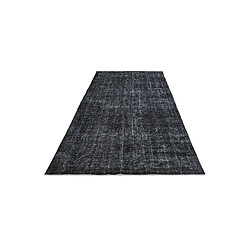 Vidal Tapis de laine 307x150 noir Ultra Vintage