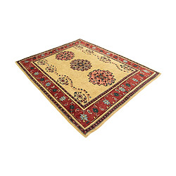 Vidal Tapis de laine 210x171 beige Kashkuli