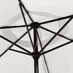 Acheter vidaXL Parasol Blanc sable 200x224 cm Aluminium