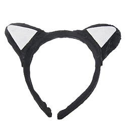 Wewoo Animal pièce ensemble oreilles de noir chat bandeau nœud papillon