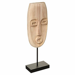 Masque à Poser en Bois Safari 47cm Naturel