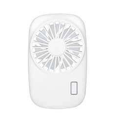 Mini Ventilateur d'Appareil Photo Ultra-mince Portable Créatif Mini Ventilateur USB Rechargeable Silencieux Portable-Blanc