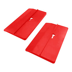 2 Pack Rouge Cloisons Sèches En Plastique Outil de Montage Plafond Plaques de Plâtre de Fixation Outil Panneau de Gypse Soutient Carpenter Outil