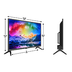 Acheter Polaroid TV 32'' HD LED 80 cm triple tuner USB et HDMI