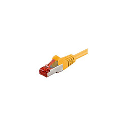 CAT 6-1000 SSTP PIMF JAUNE 10m