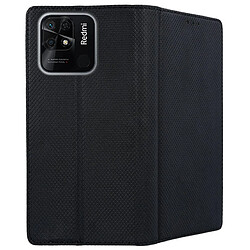 Acheter Htdmobiles Housse pour Xiaomi Redmi 10C / Poco C40 - etui coque pochette portefeuille + film ecran - NOIR MAGNET