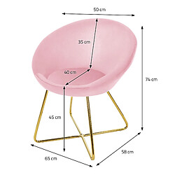 Acheter ML-Design Chaise de salle à manger Chaise rembourrée Chaise de salon Chaise de cuisine Vel