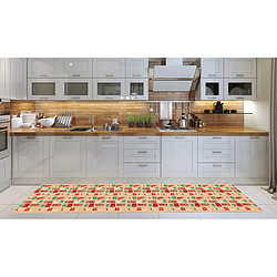 Alter Chemin de cuisine, 100% Made in Italy, Tapis résistant aux taches avec impression numérique, Chemin de roulement antidérapant et lavable, modèle de Noël - Alvaro, cm 280x52