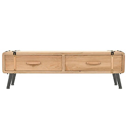 Maison Chic Meuble TV scandinave - Banc TV pour salon Bois de sapin massif 120x33x35 cm -MN25146