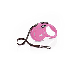 Laisse New Classic XS Tape 3 m pink Flexi CL00T3-251-P-20