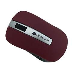 Souris sans fil Tellur Basic, LED, Rouge foncé