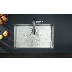 Hansgrohe - Mitigeur de cuisine 320 Metris Select M71 avec embout du bec extractible 1 jet, sBox finition Stainless Steel Finish