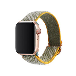 B16 Montre jaune Bracelet de remplacement 42mm 44mm 44mm 44mm Nylon Motif Sport Sport Sport pour Apple Iwatch 7654321 SE