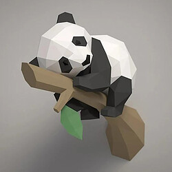 Acheter 3D Papier Modèle Panda Main Papier Sculpture BRICOLAGE Pré Coupe-Papier Artisanat Papier Modélisation Origami Papier Puzzle Jouet Maison décoration,