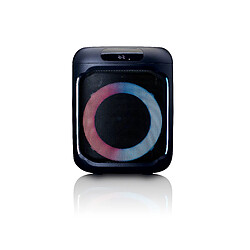 Avis Lenco Enceinte Bluetooth avec effets lumineux LED et autonomie de batterie de 14 heures PA-100BK Noir