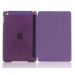 Wewoo Housse Étui Coque Etui à rabat horizontal Pure Color Merge pour iPad Mini 2019 / iPad 4avec support Violet