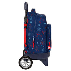 Avis Spiderman Cartable à roulettes Spider-Man Neon Blue marine 33 X 45 X 22 cm