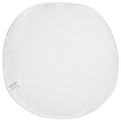 Beliani Lot de 2 coussins MOLTEDO 40 x 40 cm Blanc pas cher