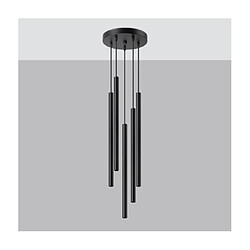 Luminaire Center Suspension Pastelo Acier Noir