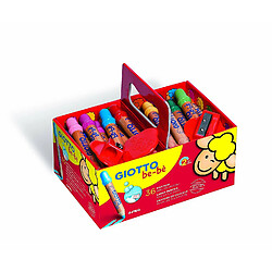 Giotto 28609 Lot de 36 Crayons couleur Bébé Mine Taillage Facile Diamètre 7 mm 105 mm Vifs