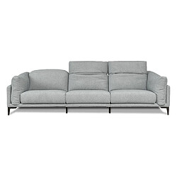 MAISON AUBERTIN Canapé Droit Tissu Gris clair 4 Pl