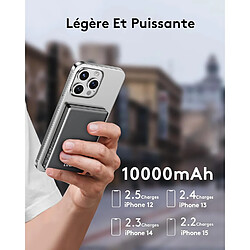 SANAG Batterie Externe Avec Mag-Safe Magnetique, Compacte 10000Mah 20W Power Bank Charge Rapide Usb C, Induction Portable Sans Fil Petite Powerbank Pour Iphone 16/15/14/13/12 Plus Pro Serie pas cher