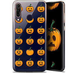 Caseink Coque Pour Wiko View 3 PRO (6.3 ) [Gel HD Collection Halloween Design Smiley Citrouille - Souple - Ultra Fin - Imprimé en France]