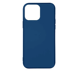 Avizar Coque iPhone 14 Pro Max Semi-rigide Soft-touch Fine bleu