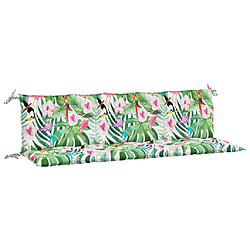 vidaXL Coussins de banc de jardin lot de 2 multicolore tissu Oxford