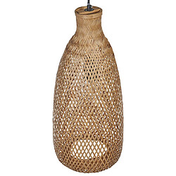 Beliani Lampe suspension LWELA Bambou Naturel pas cher