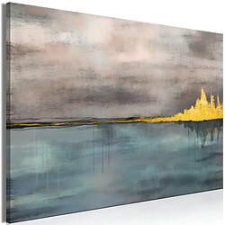 Artgeist Tableau - Golden City (1 Part) Wide 90x60 cm