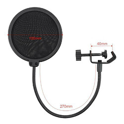 Avis Justgreenbox Filtre de bruit de col de cygne de maille de bouclier d'écran de vent de microphone de studio de double couche - 1005001484326974