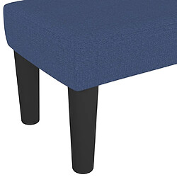 Acheter vidaXL Banc Bleu 100x30x30 cm Tissu