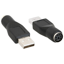 Acheter Adaptateur USB PS/2, InLine®, USB prise A sur PS/2 prise femelle